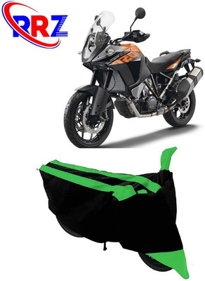 RRZ Waterproof Two Wheeler Cover for KTM(1050 Adventure, Black, Green)