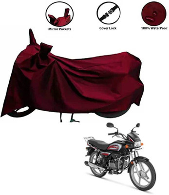 AUTOCAD Waterproof Two Wheeler Cover for Yamaha(RayZR 125 BS6, Maroon)