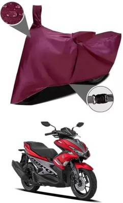 AASHTIK MART Two Wheeler Cover for Yamaha(Aerox 155 Maxi, Maroon)