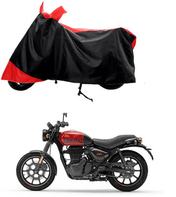 GROFATIK Two Wheeler Cover for Royal Enfield(Hunter 350, Red)