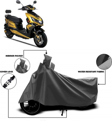 MMSSTAR Waterproof Two Wheeler Cover for Okinawa(Praise, Grey)