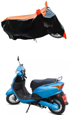 VESMEI Two Wheeler Cover for Hero(Electric Optima HS500 ER BS6, Orange)