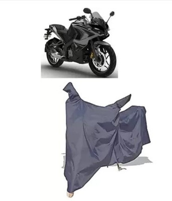 Tritika Waterproof Two Wheeler Cover for Bajaj(Pulsar NS 200, Grey)