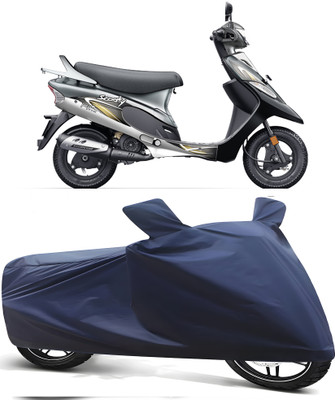 BbcMart Waterproof Two Wheeler Cover for TVS(Scooty Pep Plus, Blue)