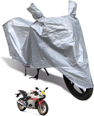 Euro Care Waterproof Two Wheeler Cover for Yamaha(R15, Silver)