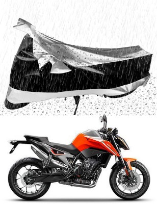 Furious3D Two Wheeler Cover for KTM(790 Duke, Silver, Black)