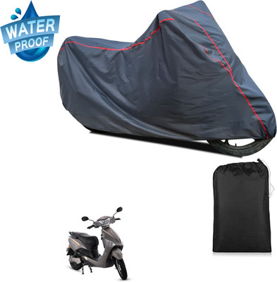 PAGORA Waterproof Two Wheeler Cover for Hero(Electric Optima BS6, Grey)