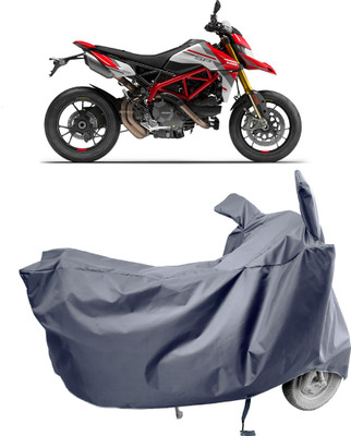 Amexride Two Wheeler Cover for Ducati(Hypermotard, Grey)