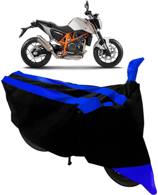 MWBB Waterproof Two Wheeler Cover for Hero(Impulse, Black, Blue)