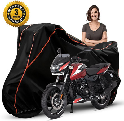 KroniX Waterproof Two Wheeler Cover for Bajaj(Pulsar 150, Black, Red)