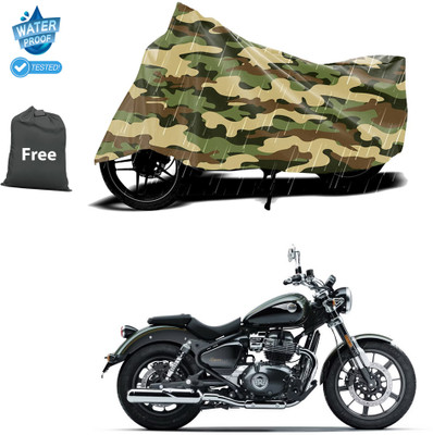 PAGORA Waterproof Two Wheeler Cover for Royal Enfield(Meteor BS6, Yellow)