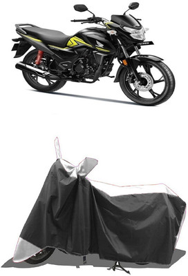 SUGASHRI Waterproof Two Wheeler Cover for Honda(CB Shine SP, White, Black)