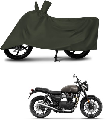 aosis Waterproof Two Wheeler Cover for Triumph(Street Twin, Green)