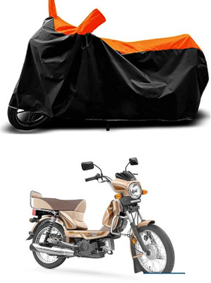 VESMEI Two Wheeler Cover for TVS(XL 100 Comfort BS6, Orange)