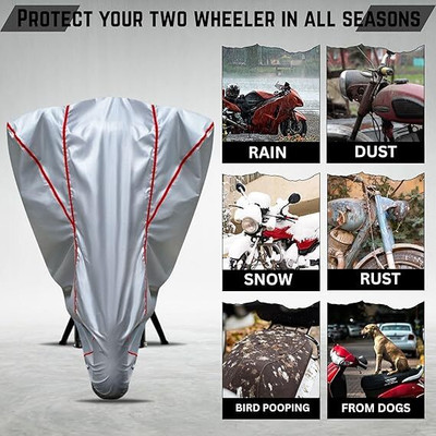 Swarish Two Wheeler Cover for Hero(HF Dawn, Multicolor)