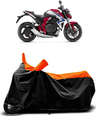 VESMEI Two Wheeler Cover for Honda(CB 1000R, Orange)