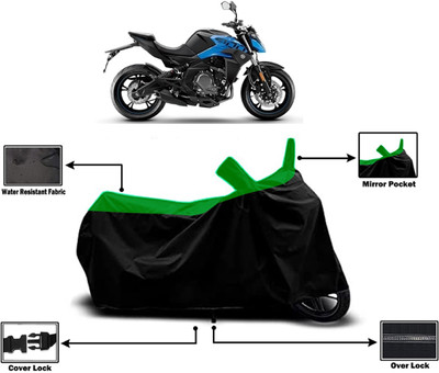 Amexride Two Wheeler Cover for CFMoto(400NK, Green)