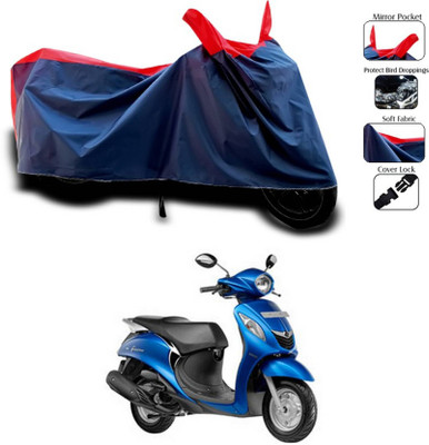 KEDIT Two Wheeler Cover for Yamaha(Alpha, Red)