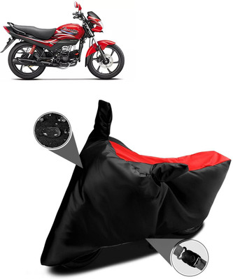 CODOKI Waterproof Two Wheeler Cover for Hero(Passion Plus, Red)