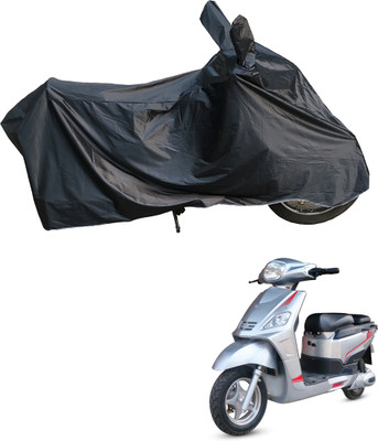 Motodreka Waterproof Two Wheeler Cover for Hero(Electric NYX e5, Black)