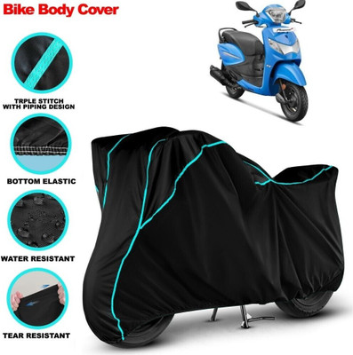 VOICO Waterproof Two Wheeler Cover for Hero(Pleasure, Black)