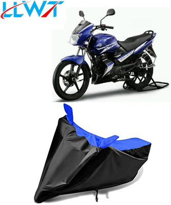 DeepShakshi AUTOMOTIVE Waterproof Two Wheeler Cover for Yamaha(Gladiator RS, Black, Blue)