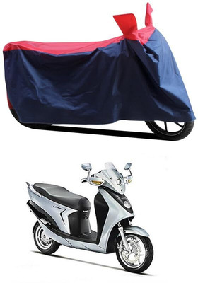 AASHTIK MART Two Wheeler Cover for Hero(Leap Hybrid SES, Red, Blue)