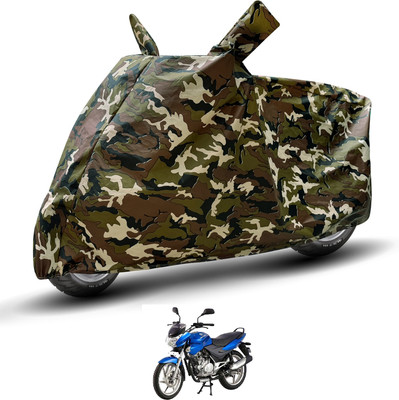 Auto Hub Waterproof Two Wheeler Cover for Bajaj(Discover 150 f, Brown)