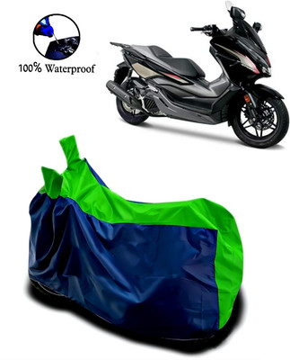 Autofly Waterproof Two Wheeler Cover for Honda(Forza 300, Blue, Green)