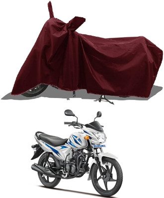 DeepShakshi AUTOMOTIVE Waterproof Two Wheeler Cover for Hero(Glamour i3s BS6, Maroon)