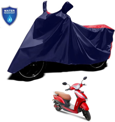 JSJINSIL Waterproof Two Wheeler Cover for Ampere(Magnus BS6, Red, Blue)