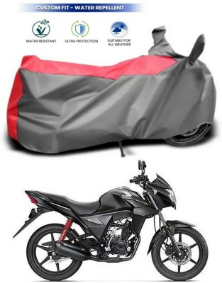 Ascension Two Wheeler Cover for Honda(CB Twister, Red, Grey)