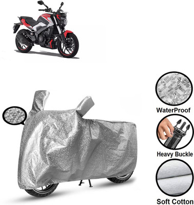 PAGORA Waterproof Two Wheeler Cover for Bajaj(Dominar 250, Silver)