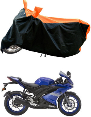 AESTRYD Two Wheeler Cover for Yamaha(YZF R15 V3 BS6, Orange)