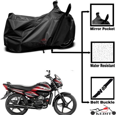 AASHTIK MART Two Wheeler Cover for Universal For Bike(Splendor NXG, Black)