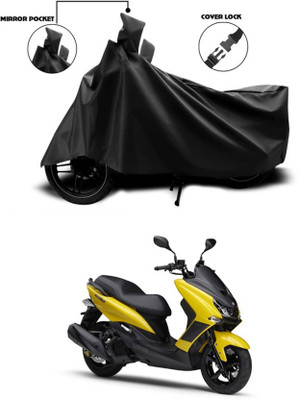 KEDIT Two Wheeler Cover for Yamaha(Majesty S 155 maxi, Black)