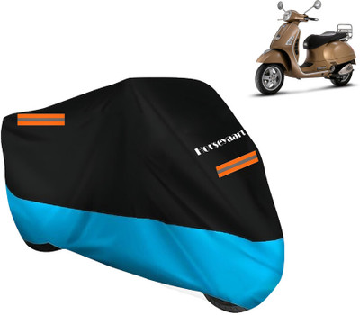Horseyaart Waterproof Two Wheeler Cover for Vespa(Vespa, Blue)