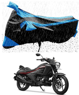 Furious3D Two Wheeler Cover for Suzuki(Intruder 250, Blue, Black)