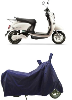 Coxtor Waterproof Two Wheeler Cover for Evolet(Polo BS6, Blue)