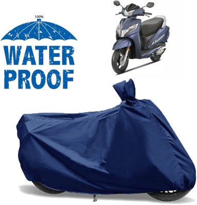 OliverX Waterproof Two Wheeler Cover for Honda(Activa 125, Blue)