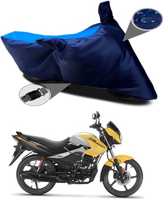 Ascension Two Wheeler Cover for Hero(Passion Pro i3S, Blue, Blue)