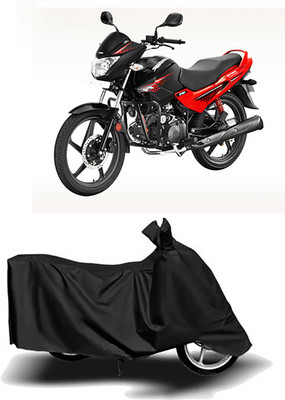 DeepShakshi AUTOMOTIVE Waterproof Two Wheeler Cover for Hero, Honda, TVS, Yamaha, Hero Electric, Universal For Bike(Glamour Programmed FI BS6, Black)
