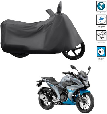 CODOKI Waterproof Two Wheeler Cover for Yamaha(Fazer 25 BS6, Grey)