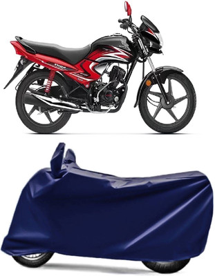 Mdstar Two Wheeler Cover for Honda(Dream Yuga, Blue)
