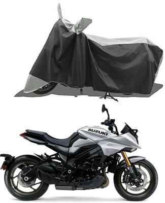 GROFATIK Two Wheeler Cover for Suzuki(Katana, Grey)
