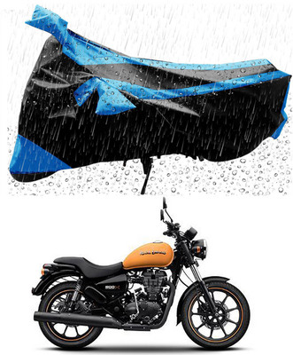 THE REAL ARV Two Wheeler Cover for Royal Enfield(Thunderbird 350, Blue, Black)