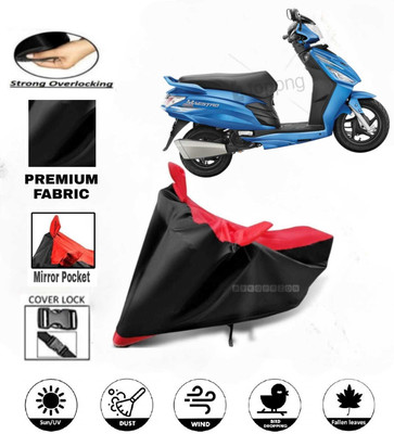 DeepShakshi AUTOMOTIVE Two Wheeler Cover for Hero(Maestro, Red, Black)