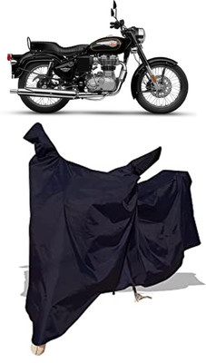 Amexride Two Wheeler Cover for Royal Enfield(350, Black)