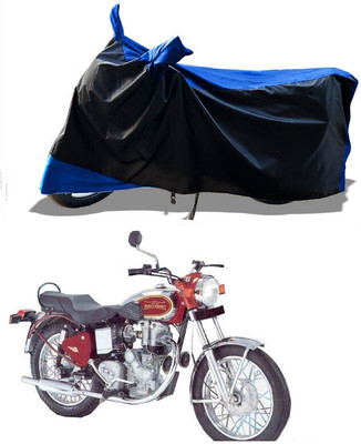 DeepShakshi AUTOMOTIVE Waterproof Two Wheeler Cover for Royal Enfield(Machismo 350, Blue)