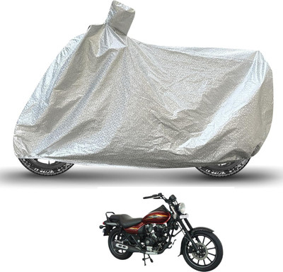 Caronix Waterproof Two Wheeler Cover for Bajaj(Avenger 150 Street, Silver)